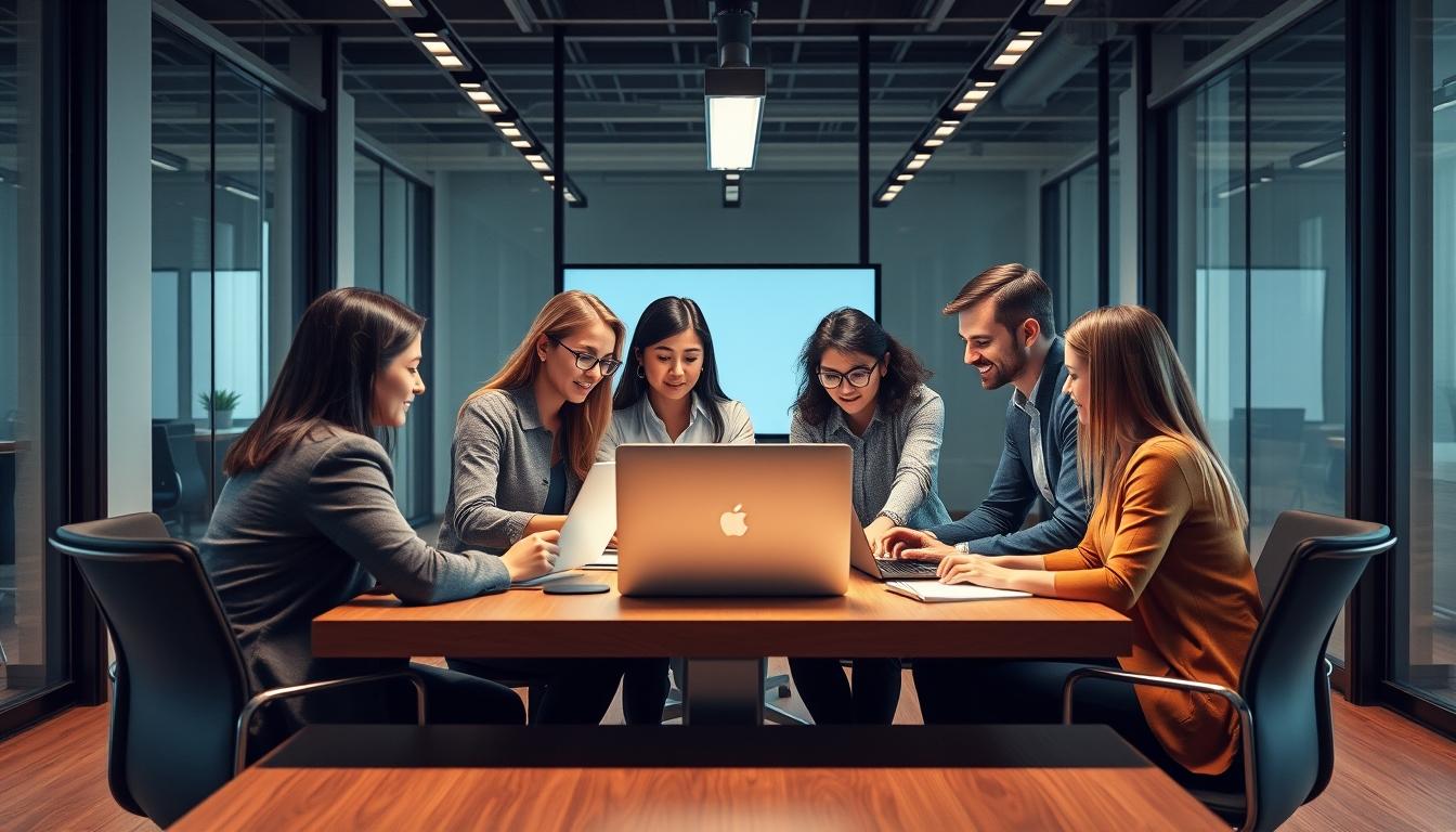 Business software planning session